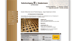 Desktop Screenshot of parkettverlegung-stadermann.regional.de
