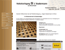 Tablet Screenshot of parkettverlegung-stadermann.regional.de
