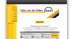 Desktop Screenshot of kfz-puetten.regional.de