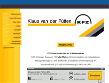 Tablet Screenshot of kfz-puetten.regional.de